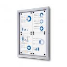 21x28 - 4 Page Premium Enclosed Bulletin Board - magnetic - lockable - indoor and outdoor