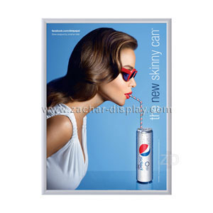 Poster Frame - Classic is a reliable and elegant poster snap frame made of aluminum.